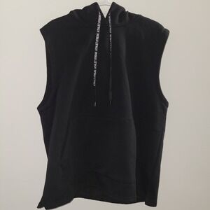 Athletifreak Unleash Sleeveless Hoodie Men's Size XL Black